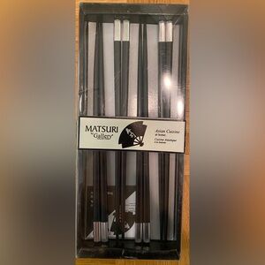 Matsuri Black Chopstick Set